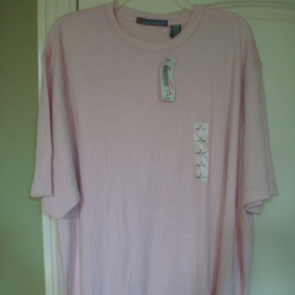 NWT JOHN HENRY PINK SHORT SLEEVE T-SHIRT SIZE XL